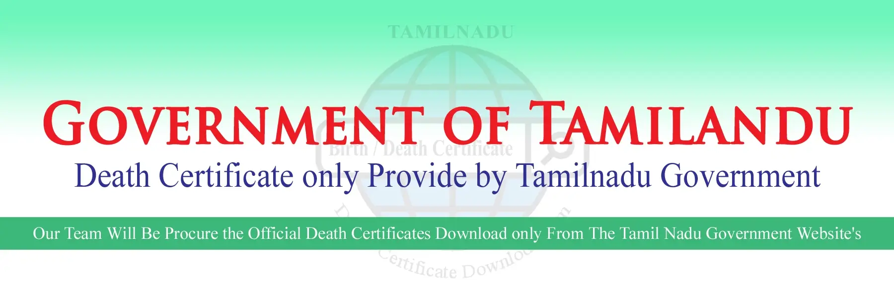 Tamil Nadu Death Certificate Download